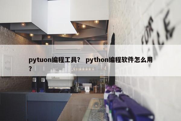 pytuon编程工具？ python编程软件怎么用？