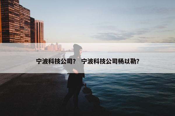 宁波科技公司？ 宁波科技公司杨以勒？