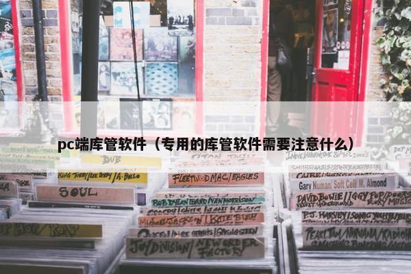 pc端库管软件（专用的库管软件需要注意什么）