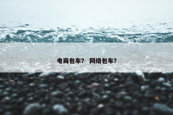 电商包车？ 网络包车？