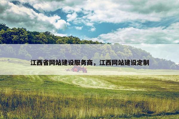 江西省网站建设服务商，江西网站建设定制