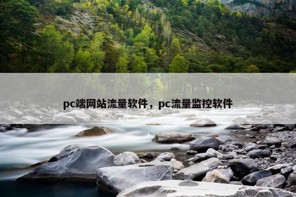 pc端网站流量软件，pc流量监控软件